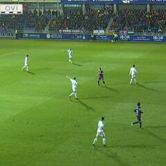 Ojo al gol del Huesca al Oviedo: la picardía del año a 7 de enero