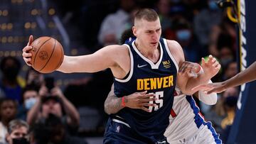 Nikola Jokic cuaja otra actuación espectacular (28+21+9) y destroza a unos Pistons que plantaron cara. Cade Cunningham juega su mejor partido.