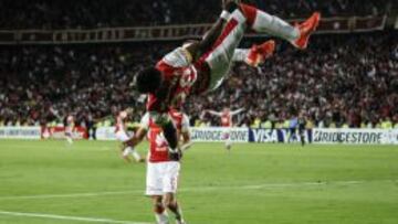 El delantero marcó el segundo gol ante Estudiantes.