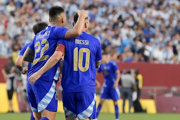Lionel Messi and Lautaro Martínez have built up a special relationship together on the pitch.