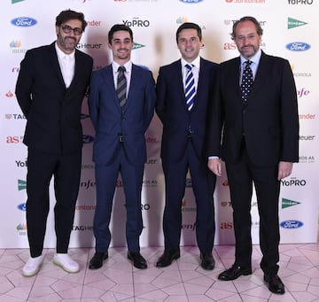 Vicente Jiménez, Javier Fernández, Alejandro Martínez Peón y Juan Cantón.
