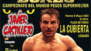 <b>UN CARTEL DE LUJO.</B> Diego Castillo ha tenido el honor de compartir un lugar en el cartel del campeón del mundo, Castillejo.