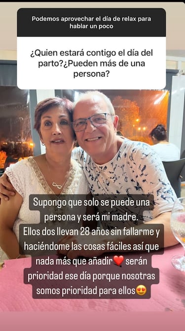 Luc¨ªa, de LIDLT, afirma que Isaac no estar¨¢ en el parto de su hija