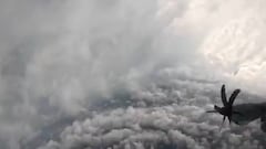 Así se ve el huracán ‘Melissa’ grabado desde su interior