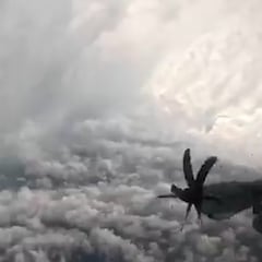 Así se ve el huracán ‘Melissa’ grabado desde su interior