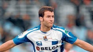 <b>GOLES. </b>La Real le marcó al Girona dos goles decisivos.