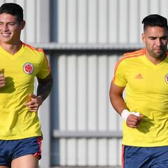 James y Falcao ya están con la Selección en Estados Unidos