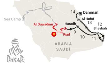 Etapa 8 del Dakar 23.