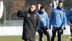 Entrenamiento Deportivo de La Coru&ntilde;a. Borja Jim&eacute;nez