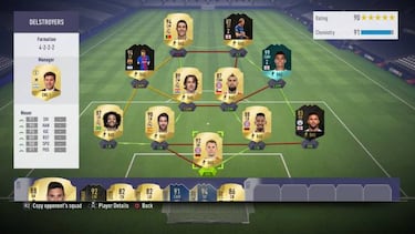 La plantilla de Alli en FIFA 18, con cuatro jugadores del Madrid