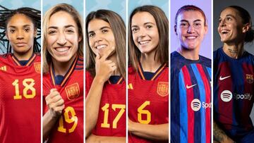 Las seis candidatas españolas al Balón de Oro.