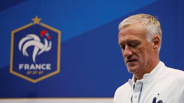 Football Soccer - France national soccer team news Conference - World Cup 2018 Qualifiers - Domaine de Montjoye, Clairefontaine, France - 20/3/17. France's head coach Didier Deschamps