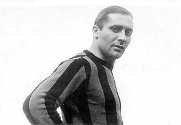 Ex futbolista italiano, ídolo del Inter de Milán. Bicampeón mundial (1934 y 1938) con la 'Azzurra'.