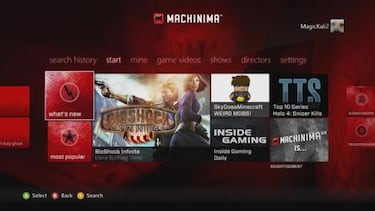 La plataforma Machinima de Youtube llega a Xbox 360
