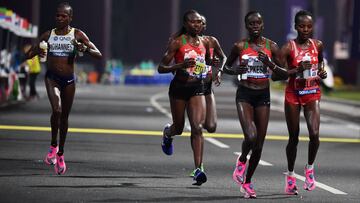 Chepngetich gana una maratón extrema con un 41% de retiradas