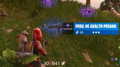 Así es el nuevo fusil de asalto pesado de Fortnite