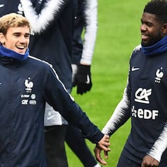 Umtiti quiere a Griezmann en el Barça: "Tiene un lugar aquí"