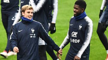 Umtiti quiere a Griezmann en el Barça: "Tiene un lugar aquí"