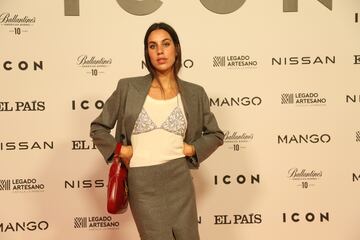 Gemma Galán posa en la alfombra roja de la gala por el décimo aniversario de 'Icon' celebrada en el Consulado Italiano de Madrid.