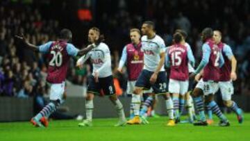 Villa y Tottenham, acusados de mala conducta por la FA