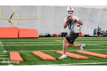 Así regresó Ryan Tannehill a los entrenamientos