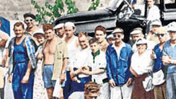 <b>MAILLOT ESPAÑOL. </b>Bahamontes, en la escalada al Puy de Dôme.