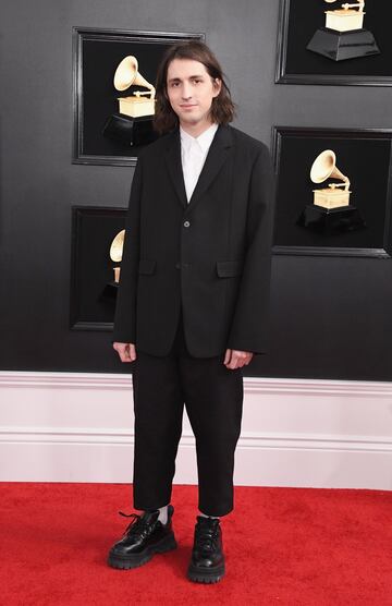 Porter Robinson posó en su llegada al Staples Center en Los Ángeles, California.  