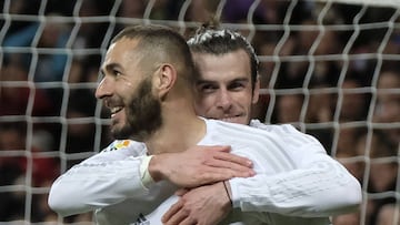 Bale and Benzema celebrate brilliant performance