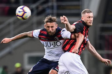 Milan se impuso sobre Bolonia 2-1 en la fecha 35 de la Serie A y se metió a la pelea por un cupo europeo. 