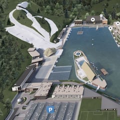 Ucrania inaugura la pista de esquí seco más grande de Europa