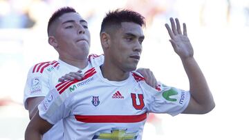 Felipe Mora est&aacute; a un gol de Gast&oacute;n Fern&aacute;ndez, m&aacute;ximo goleador de la U en la temporada. 