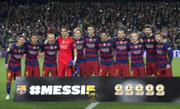 Once inicial del Barcelona 