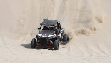 Piqué tuvo un accidente en buggy del que salió ileso.