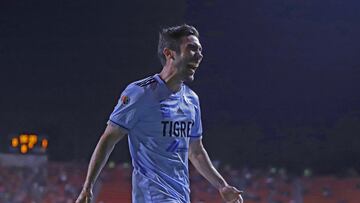   Juan Pablo Vigon celebrates his goal 0-2 of Tigres during the game Tijuana vs Tigres UANL, corresponding to Day 01 of the Torneo Apertura Grita Mexico A21 of the Liga BBVA MX, at Caliente Stadium, on July 25, 2021.
 
 &lt;br&gt;&lt;br&gt;
 
 Juan Pablo 