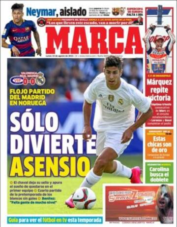 Portadas de la prensa deportiva