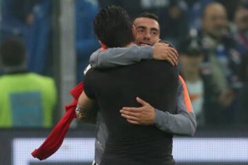 La Juve celebra su 'Scudetto'.