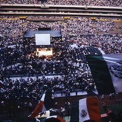 La línea del tiempo que compone al Estadio Azteca