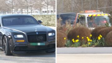 La grúa irrumpe en Valdebebas para llevarse el Rolls-Royce de 300.000€ de Courtois