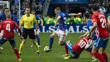 El Oviedo - Sporting que pitó en 2018 es el momento que más ha marcado al cántabro López Toca.