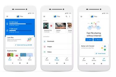 Files de Google, una app para buscar rápido en el móvil una foto, vídeo o documento