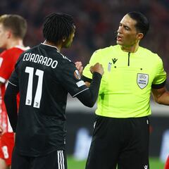 Cuadrado, activo en clasificación de Juventus a cuartos de Europa