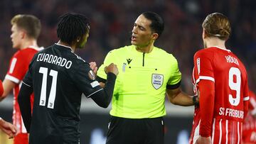 Serdar Gozubuyuk, durante el partido de la pasada temporada de la Europa League entre el Friburgo y la Juventus.