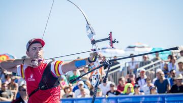 Miguel Alvariño, en el Europeo de Múnich.