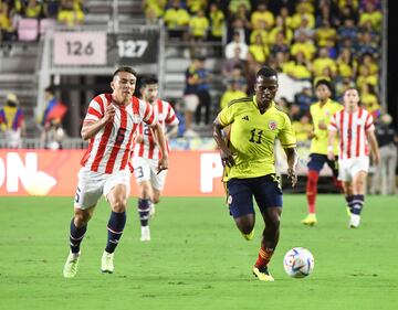 Dávinson Sánchez y Radamel Falcao anotaron en el triunfo 2-0 de Colombia contra Paraguay en el último partido que disputarán los dirigidos por Néstor Lorenzo en el 2022