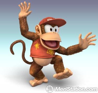 Diddy Kong se paseará por Smash Bros. Brawl