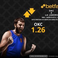 Oklahoma City Thunder vs. Los Angeles Lakers: horario, dónde ver, pronósticos, estadísticas y clasificación
