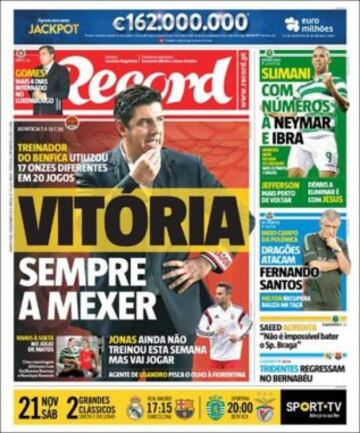 Portadas de la prensa mundial