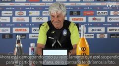 Gasperini habla de su rival Verona y confirma que Muriel est&aacute; bien