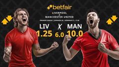 Liverpool vs. Manchester United: horario, TV, pronósticos, estadísticas y clasificación
