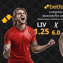Liverpool vs. Manchester United: horario, TV, pronósticos, estadísticas y clasificación